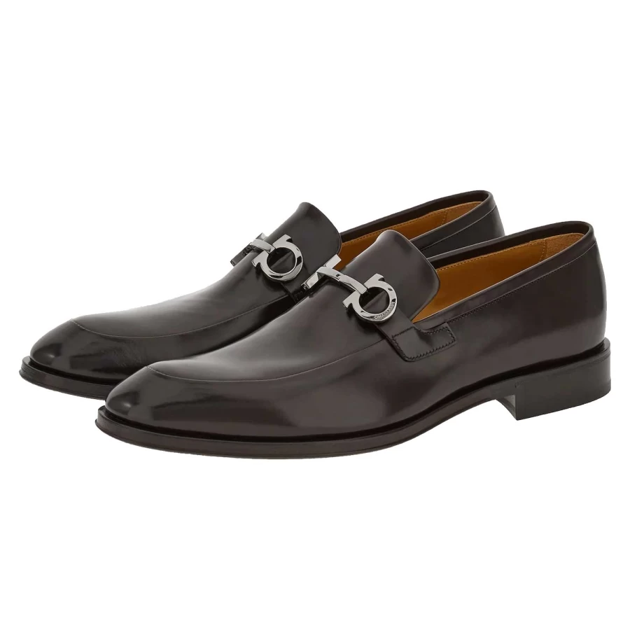 Ferragamo Finley Bit Loafers - Gancini Dress Shoes for Women