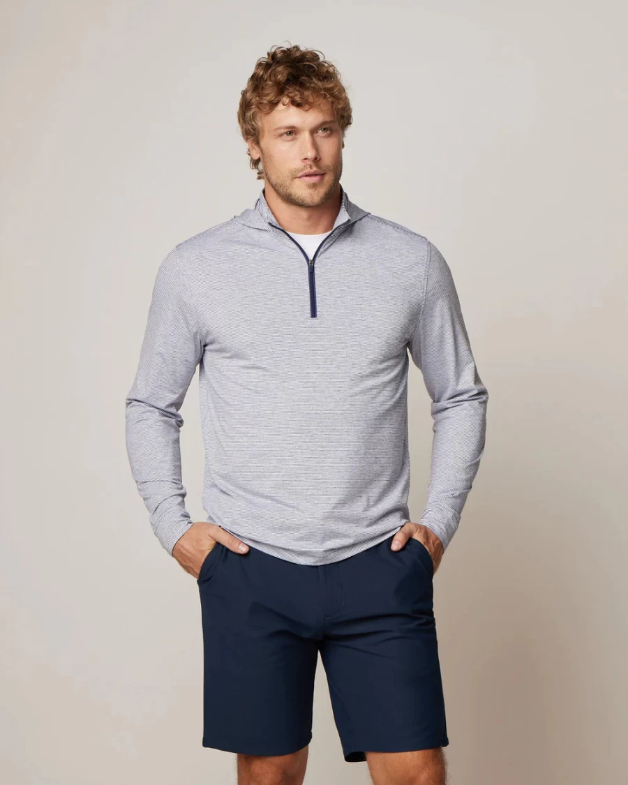 Johnnie-O Hybrid Hoodie for Men - Lightweight Comfort & Stylish Design
