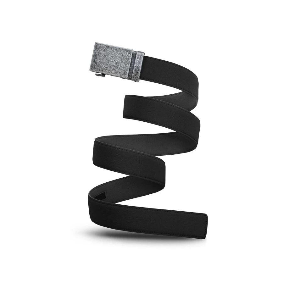 Mission Belt Canvas Belt - Iron/Pitch Black - Durable & Stylish Men's Belt