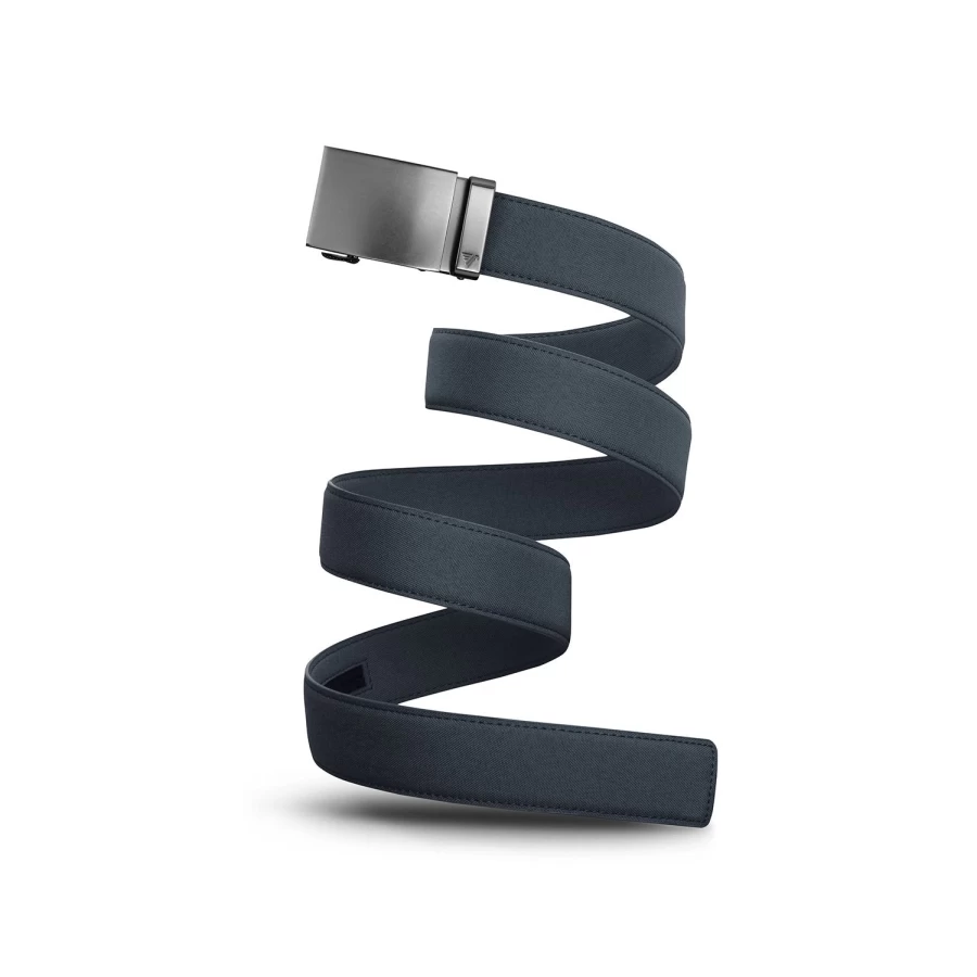Mission Belt Gun Metal Canvas Belt - Stylish & Durable Men's Accessory
