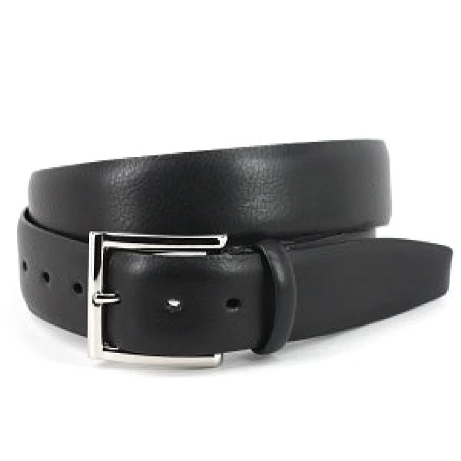 Torino Italian Genuine Calfskin Leather Belt with Glazed Finish