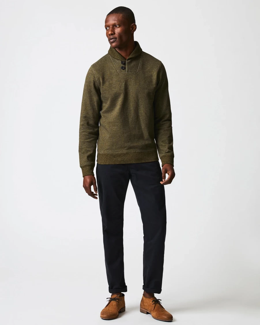 Billy Reid Mouline Shawl Collar Pullover Sweater