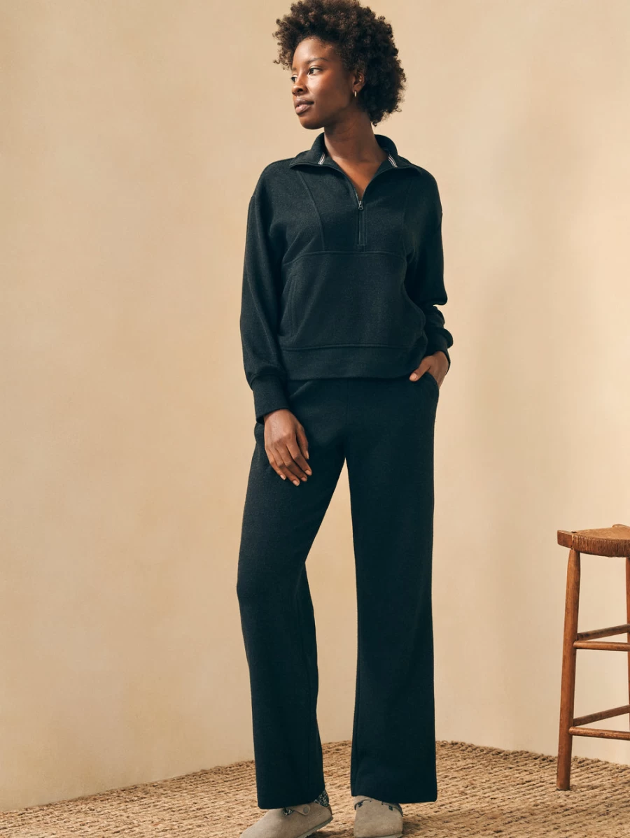 Faherty Legend Lounge Wide Leg Pants - Comfortable Relaxed Fit Casual Trousers for Men and Women
