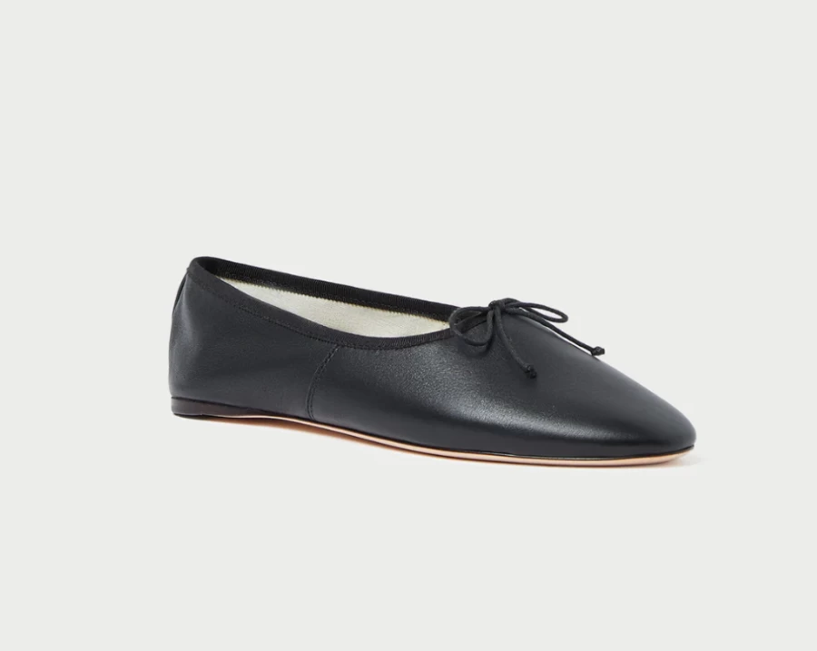 Loeffler Randall Landon Soft Ballet Flats - Women's Comfortable Leather Ballet Flat Shoes for Casual Wear