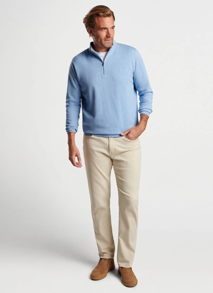 Peter Millar Crown Comfort Pullover - Premium Men's Sweater for Relaxed Fit & Warmth