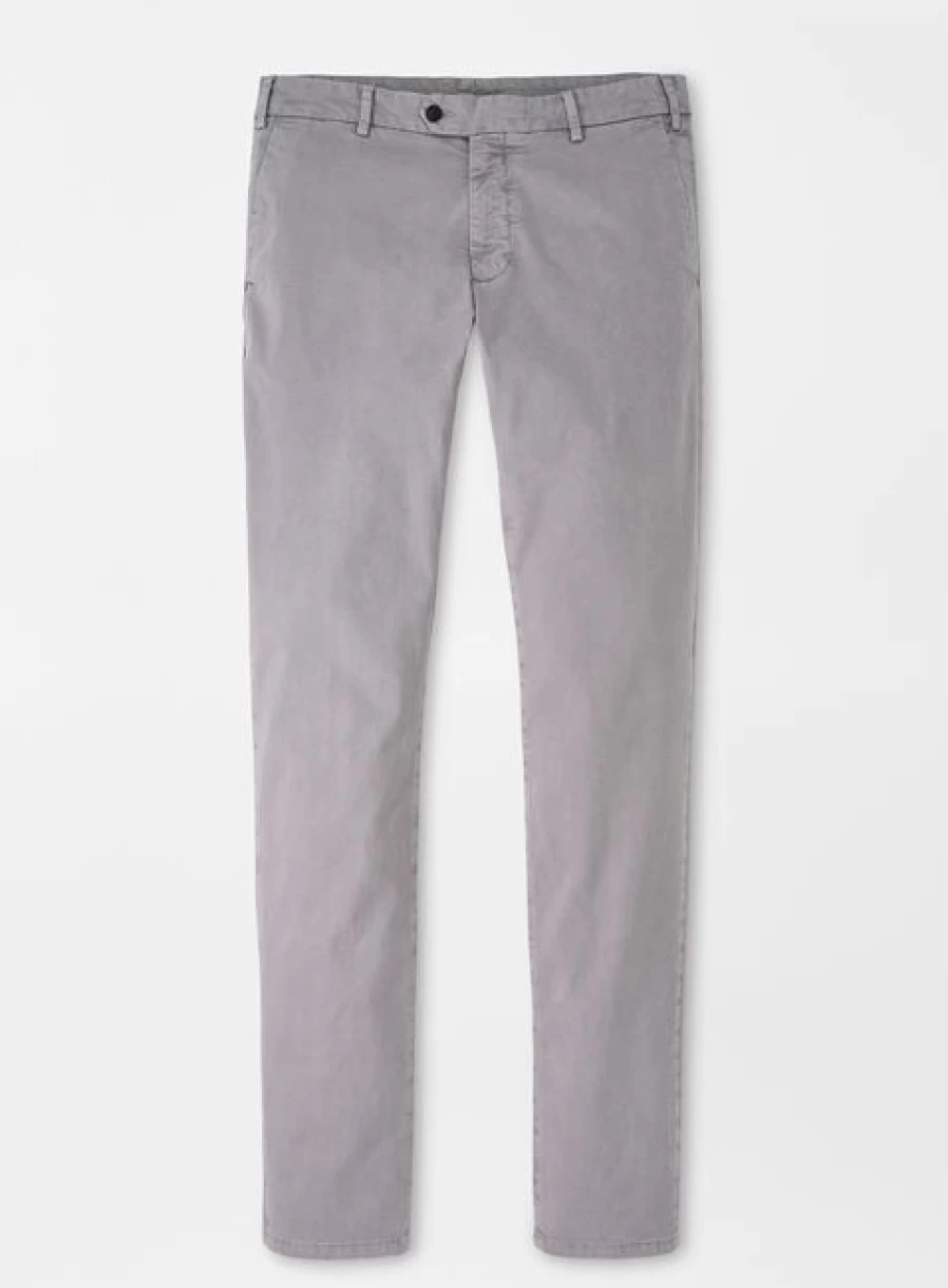 Peter Millar Concorde Garment-Dyed Flat-Front Chinos for Men