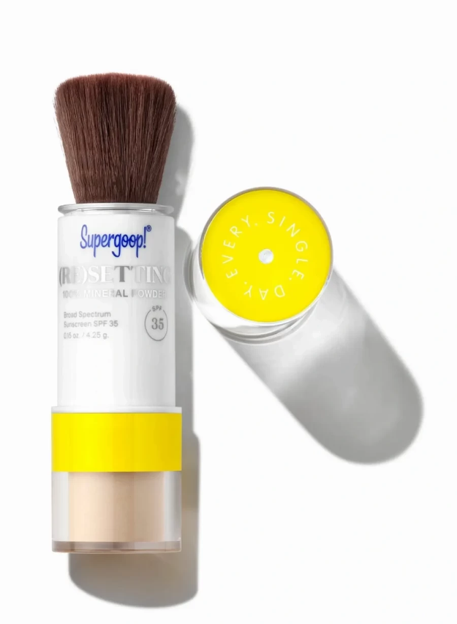 Supergoop! (Re)Setting 100% Mineral Powder SPF 35 - Translucent Loose Setting Powder for Sun Protection