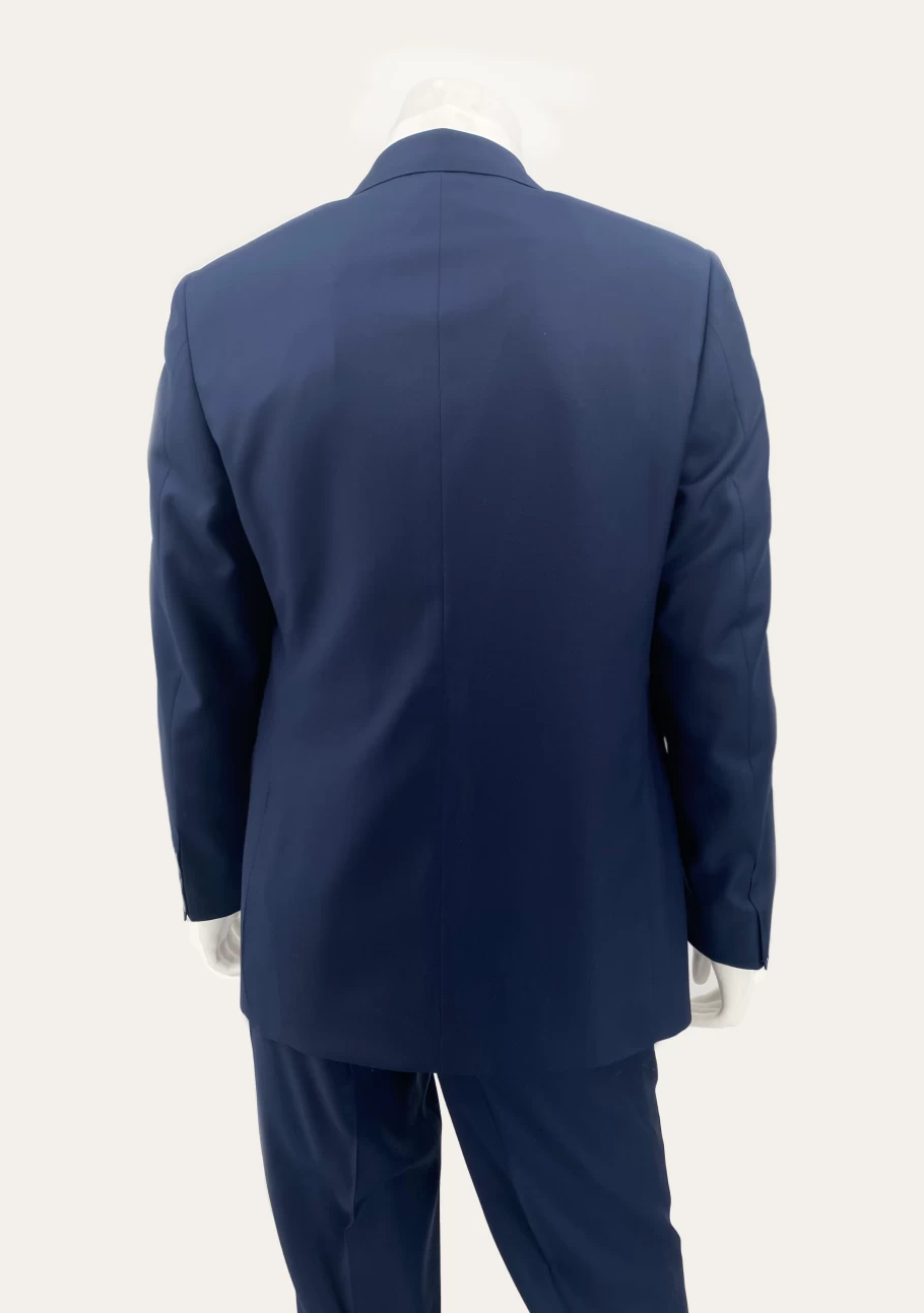 Canali New Blue Wool Suit - Classic Men's Tailored Suit for Business & Formal Wear