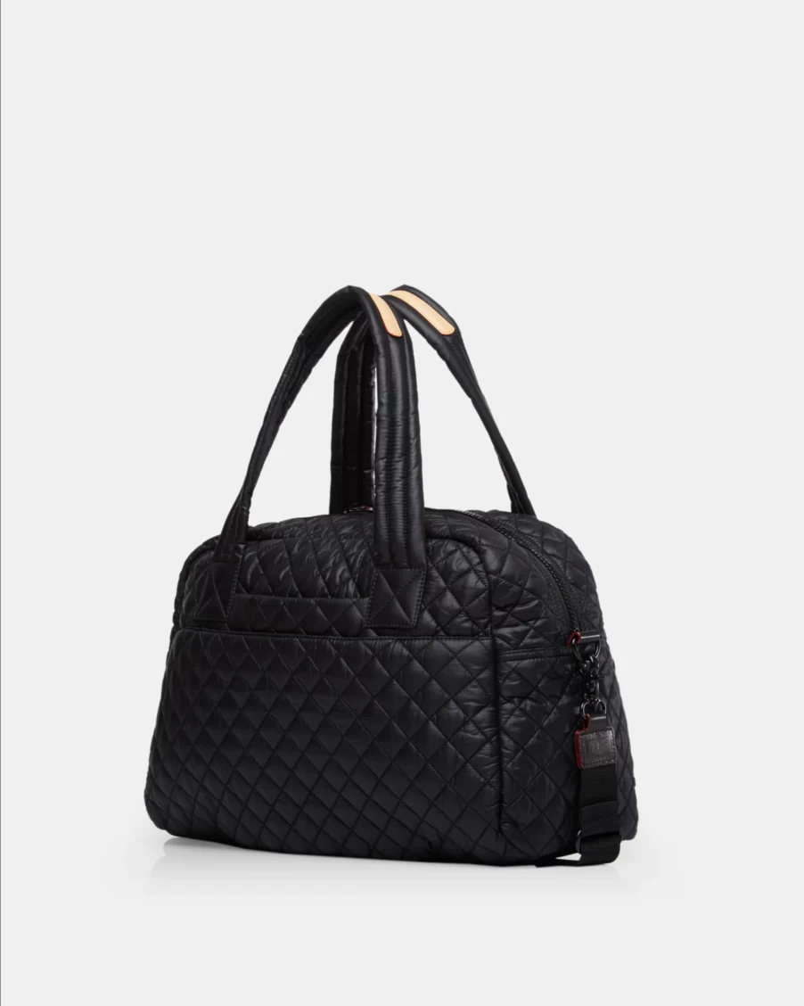 MZ Wallace Black Travel Jimmy Crossbody Bag for Women | Lightweight & Stylish