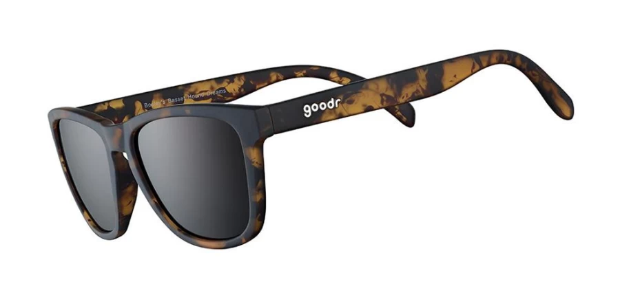 Goodr Sunglasses - Bosley's Basset Hound Dreams Stylish UV Protection Eyewear