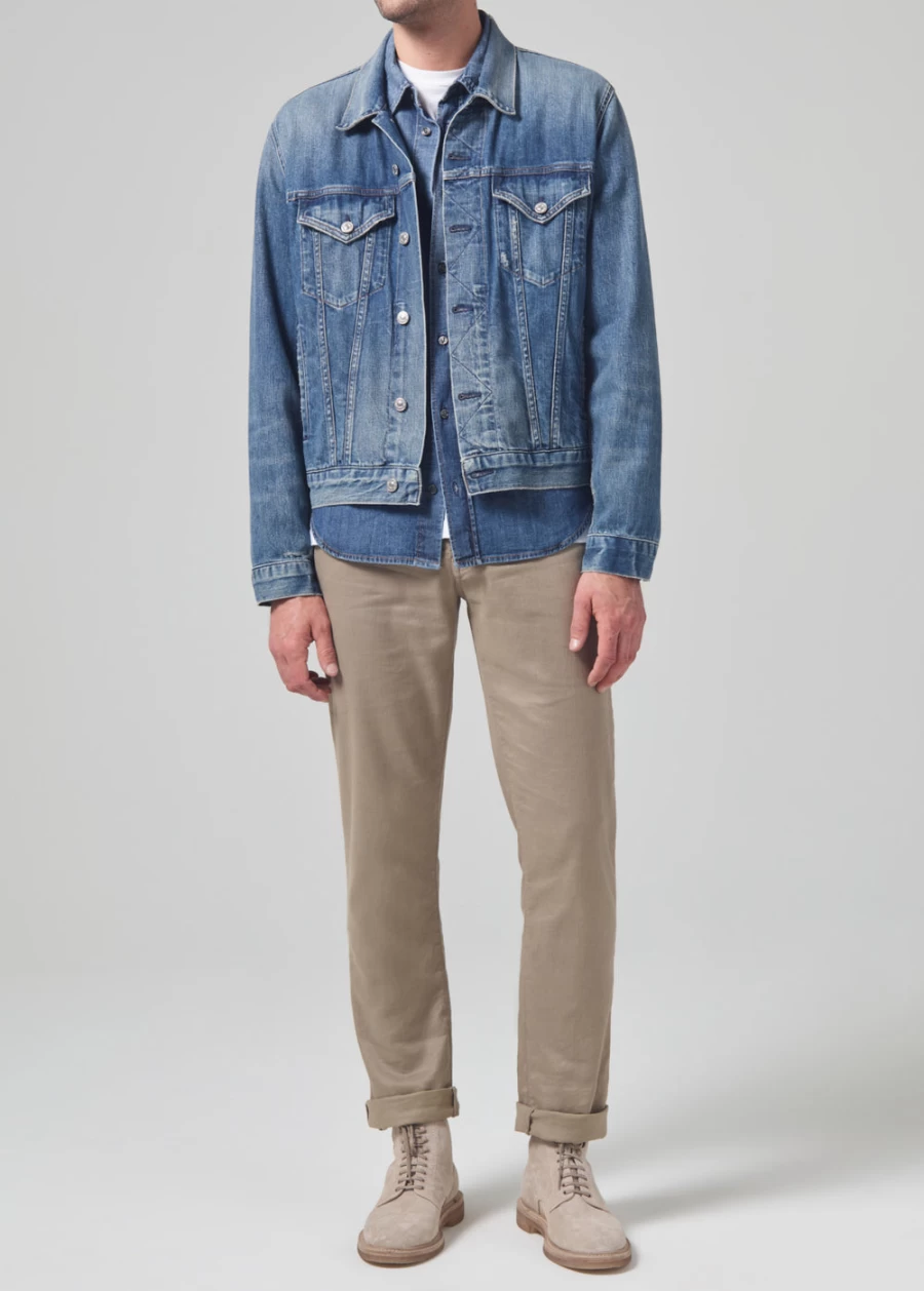 Citizens of Humanity Gage In Stretch Linen High-Waisted Slim Jeans for Women