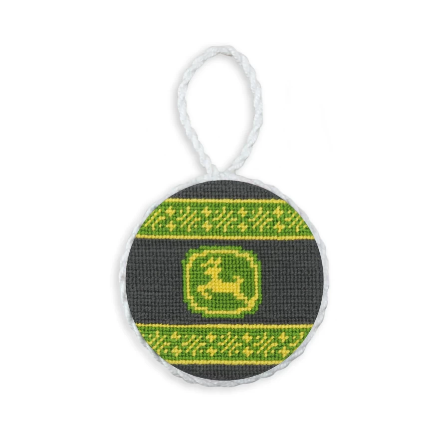 Smathers & Branson Fairisle Ornament in John Deere Color - Classic Holiday Decor