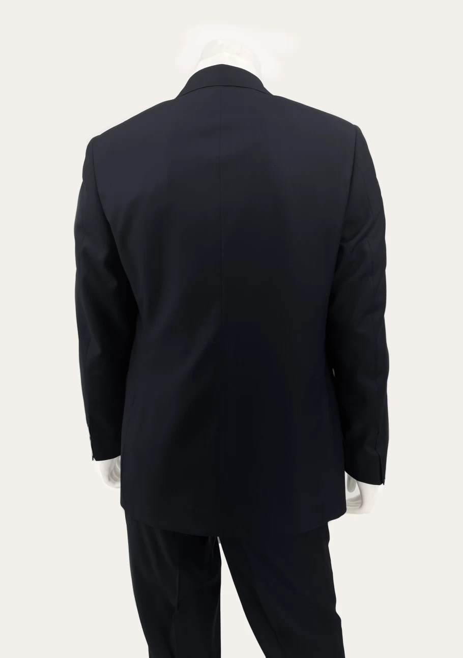 Canali Black Wool Suit - Premium Men's Business Attire for Formal Wear