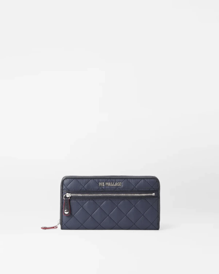 MZ Wallace Long Crosby Wallet in Dawn - Stylish & Functional Crossbody Bag