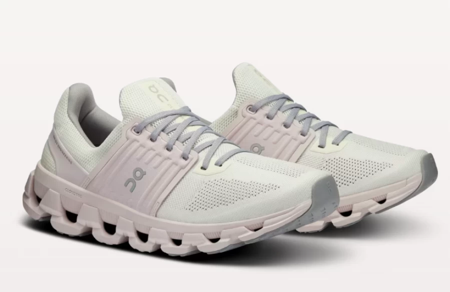Women's On Shoes Cloudswift 3 Running Shoes in Ivory/Lily - Lightweight & Comfortable