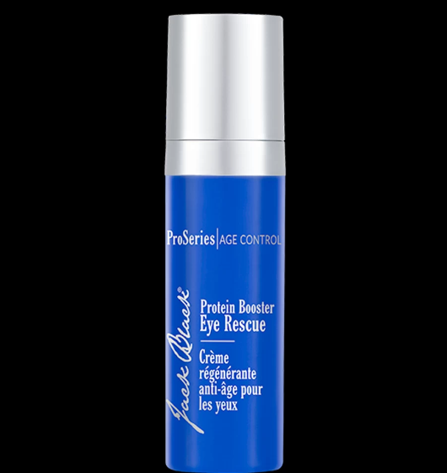 Jack Black Protein Booster Eye Rescue Cream - 5 Oz Anti-Aging Eye Treatment for Dark Circles & Puffiness