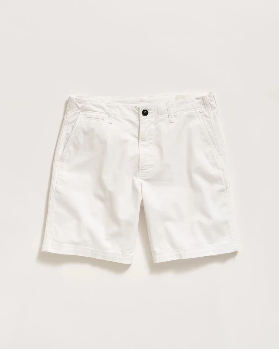 "Billy Reid Men's Classic Fit Chino Shorts | Comfortable Casual Summer Shorts"