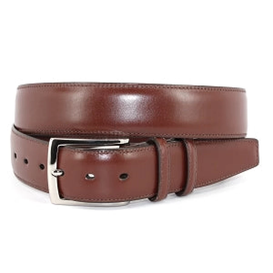 Torino Genuine Italian Burnished Calfskin Leather Belt for Men & Women