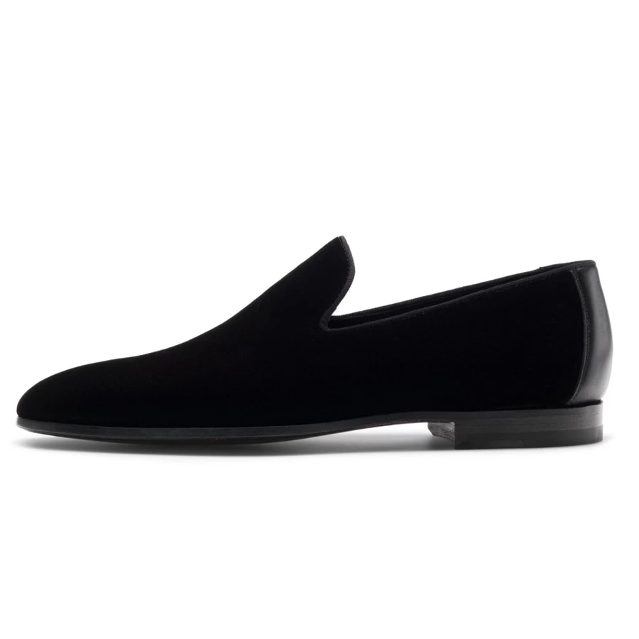 Magnanni Jareth Men's Formal Velvet Loafers - Luxurious Slip-On Dress Shoes