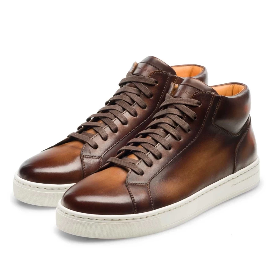 Magnanni Amadeo Mid Top Sneakers for Men – Premium Leather Casual Shoes