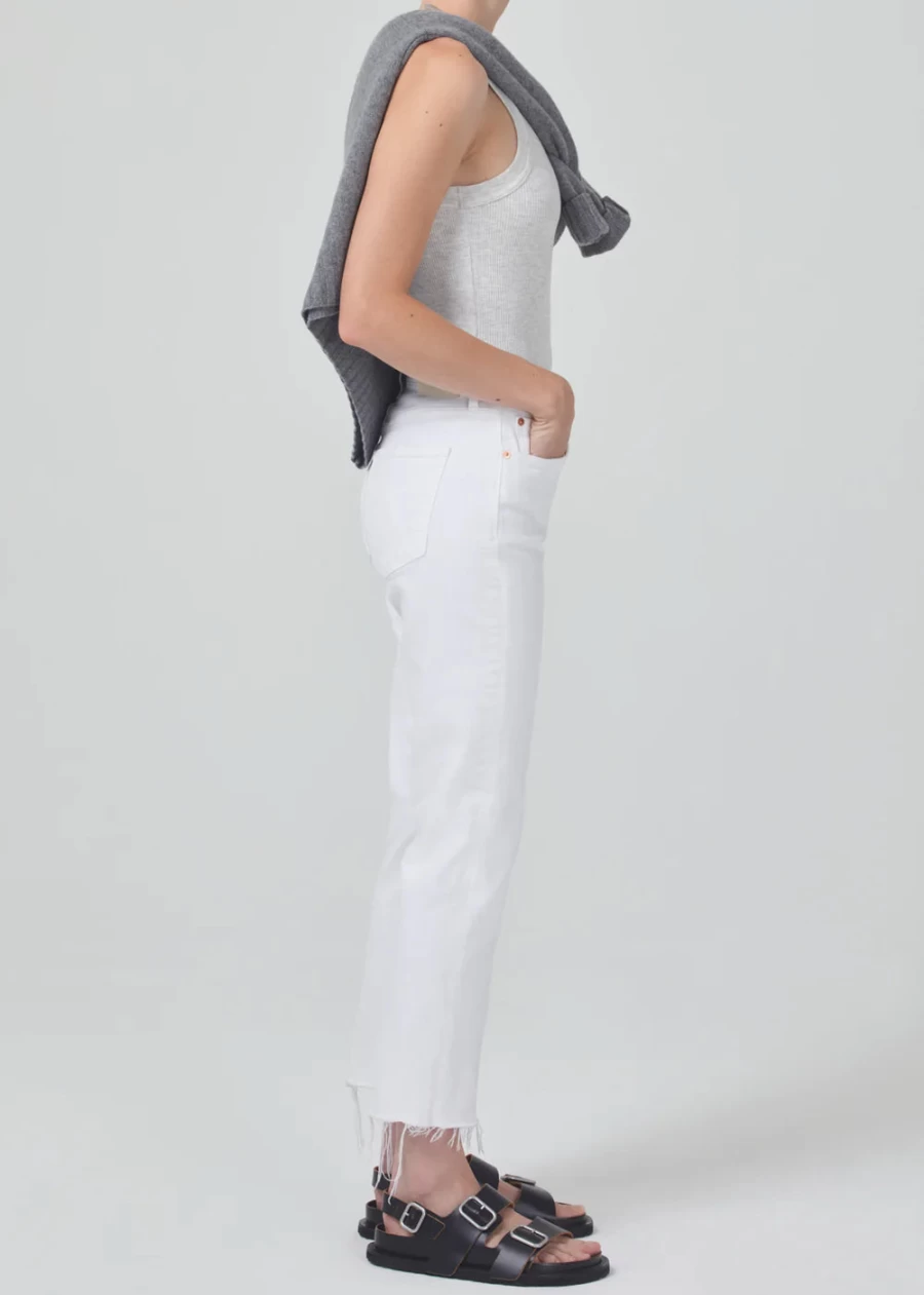Citizens of Humanity Isola Zip In Jeans in Mayfair Wash