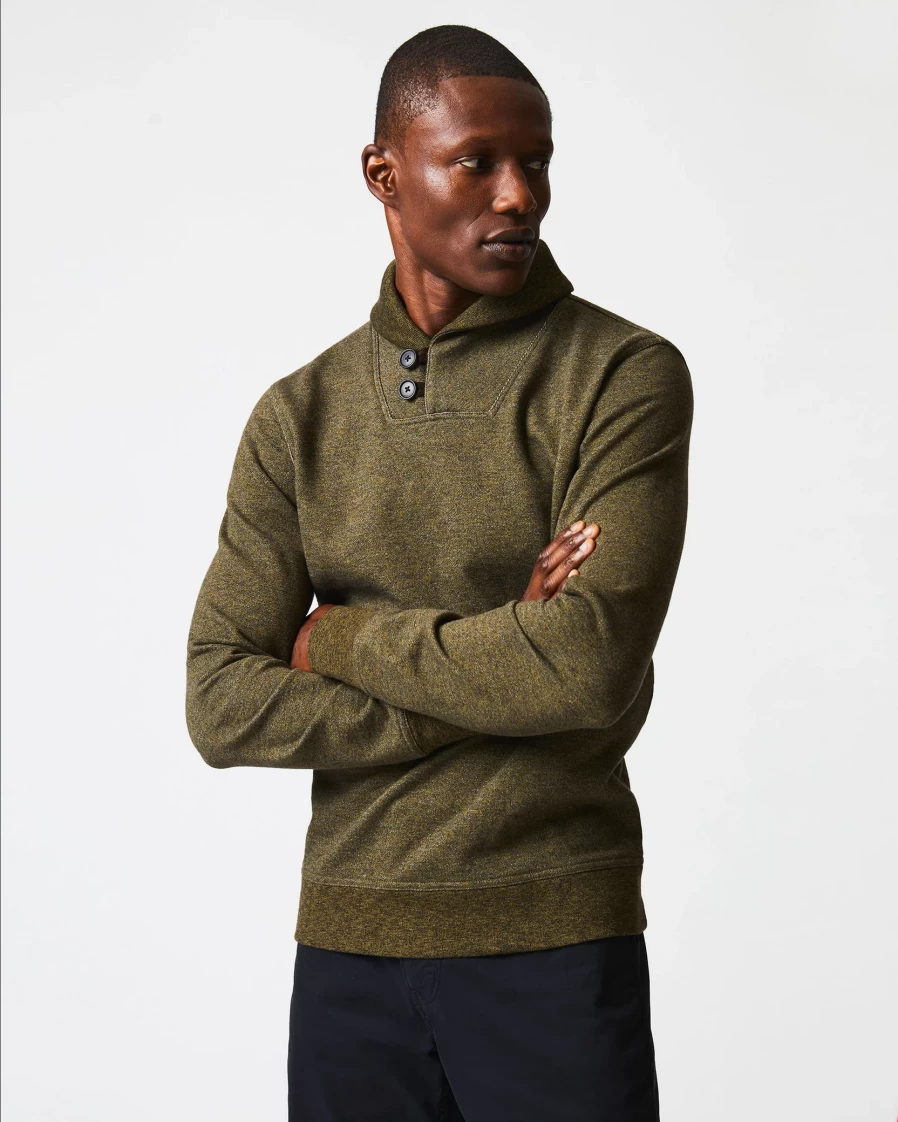 Billy Reid Mouline Shawl Collar Pullover Sweater