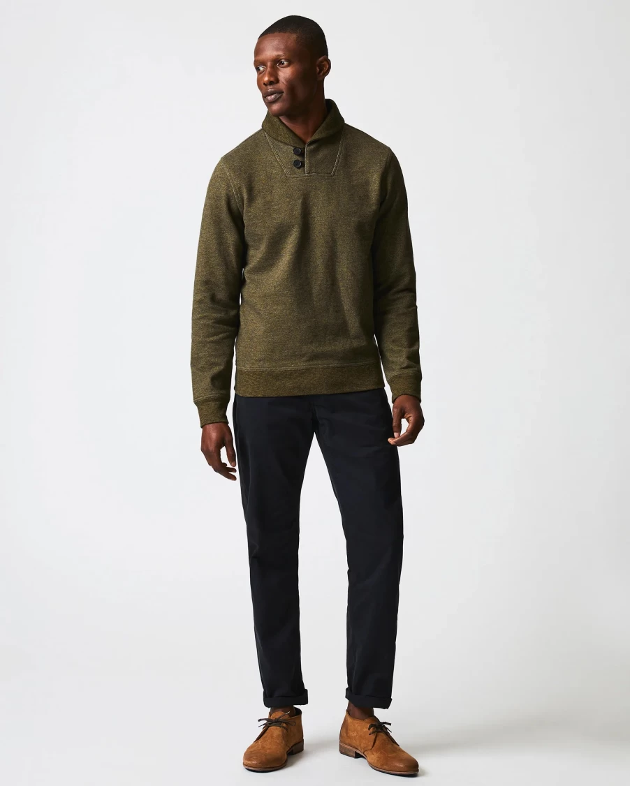Billy Reid Mouline Shawl Collar Pullover Sweater