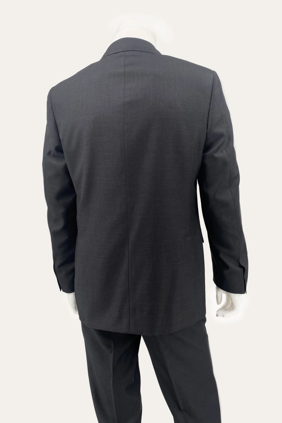 Canali Charcoal Wool Suit for Men - Premium Tailored Business Attire