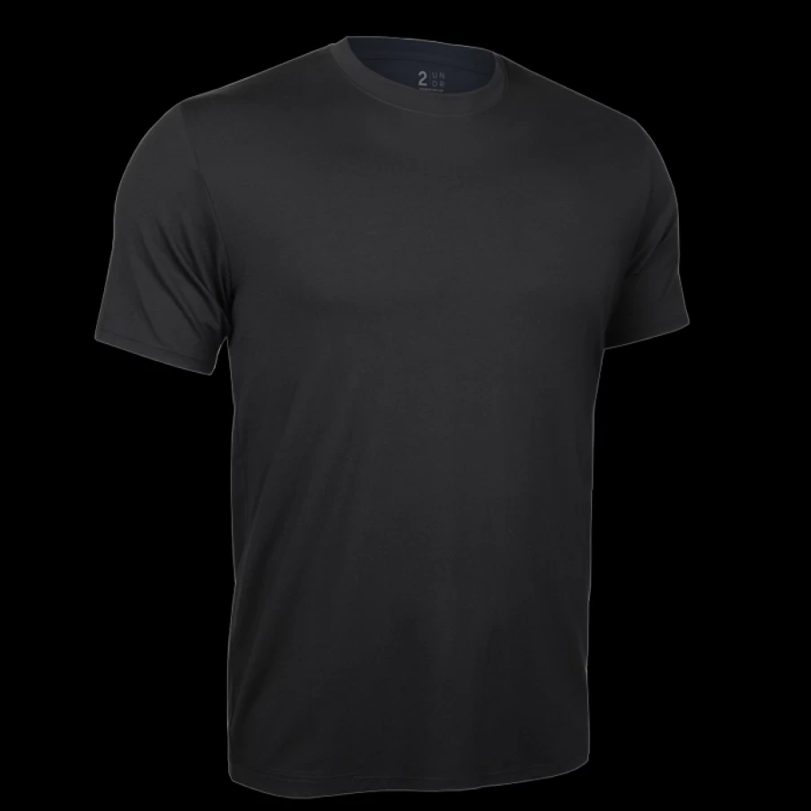 2UNDR Men's Crew Neck T-Shirt - Soft Cotton Essential Tee for Casual Comfort