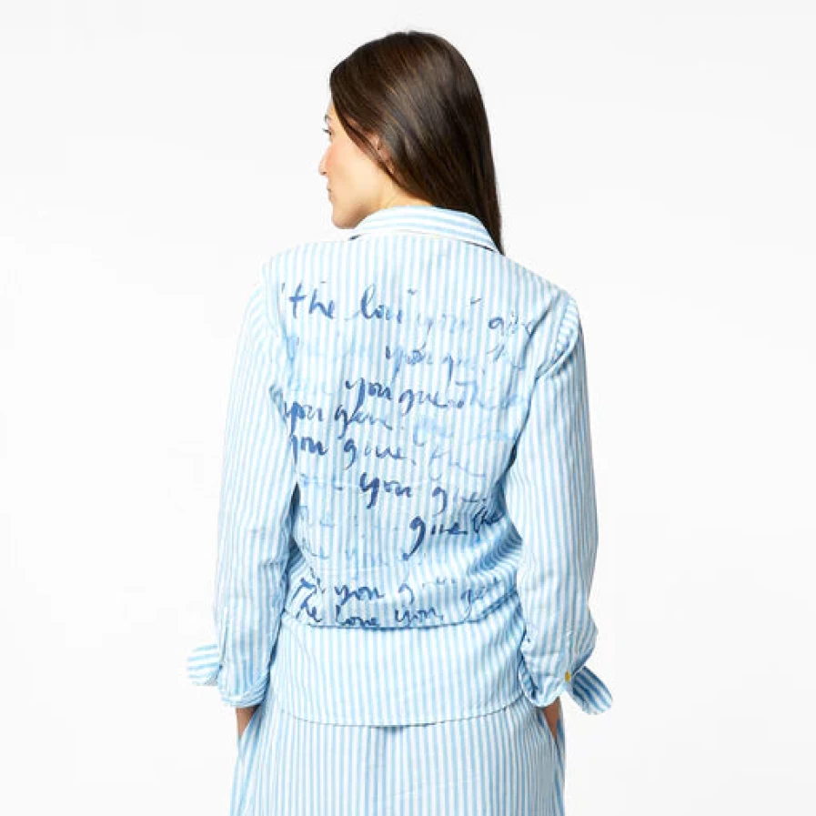 Kerri Rosenthal Mia Cabana Striped Shirt – Stylish Women's Casual Top