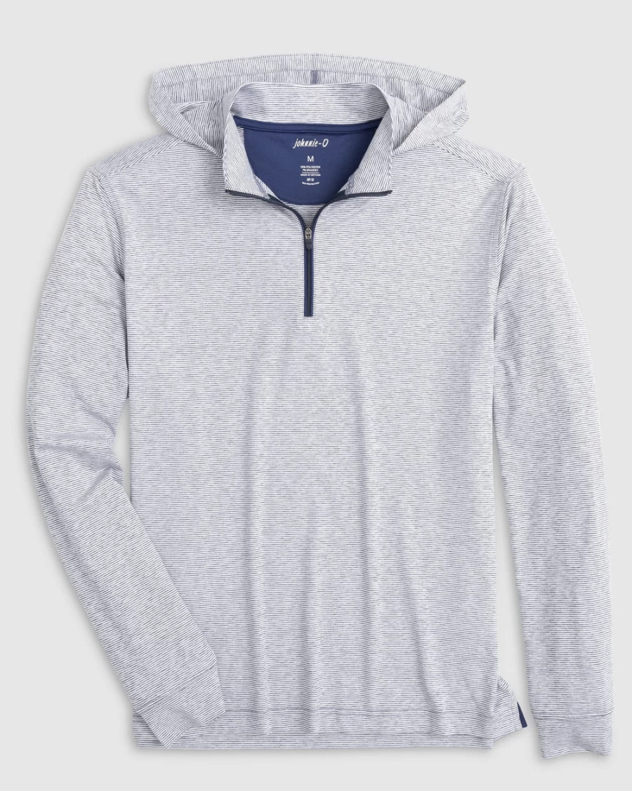 "Johnnie-O Hybrid Hoodie - Lightweight Comfortable Pullover for Men"