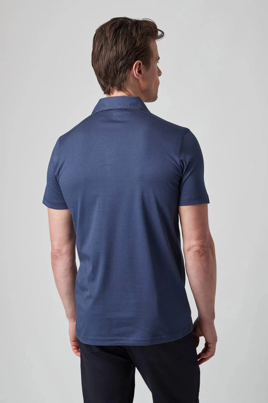 Raffi Men's Open Collar Polo Shirt - Breathable Casual Short Sleeve Top for Men