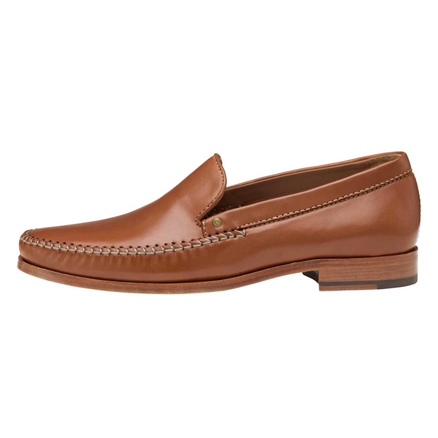 J&M Baldwin Leather Loafer Shoes for Men - Classic Slip-On Comfort & Style