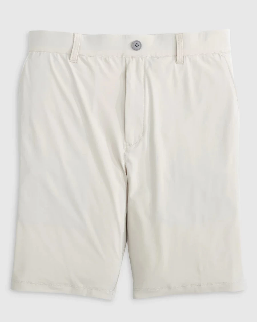 Johnnie-O Fusion Short in Stone - Men's Casual Comfort Swim Trunks