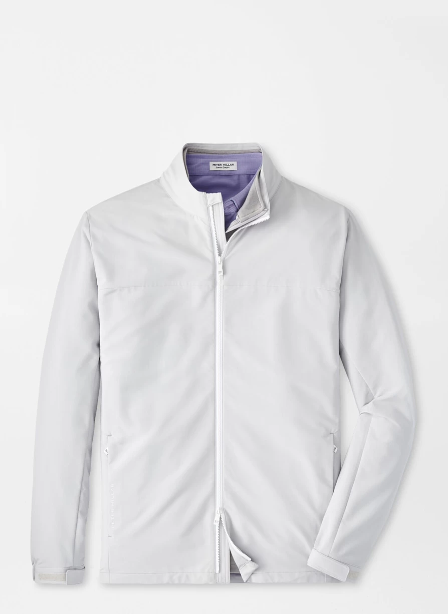 Peter Millar Dunes Jacket in British Grey - Men's Lightweight Water-Resistant Outerwear
