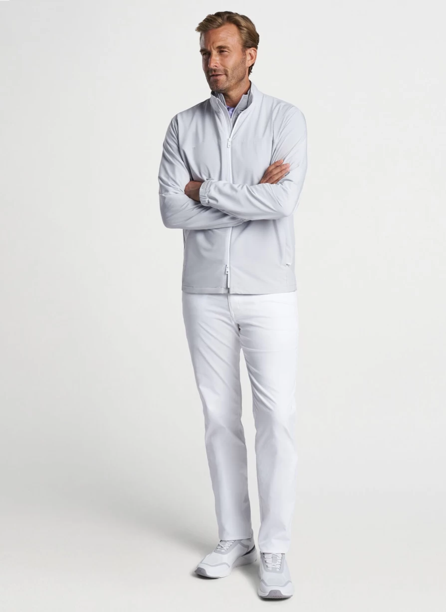 Peter Millar Dunes Jacket in British Grey - Men's Lightweight Water-Resistant Outerwear
