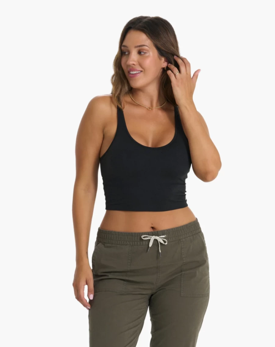 Vuori Halo Performance Crop - High-Performance Workout Top for Women