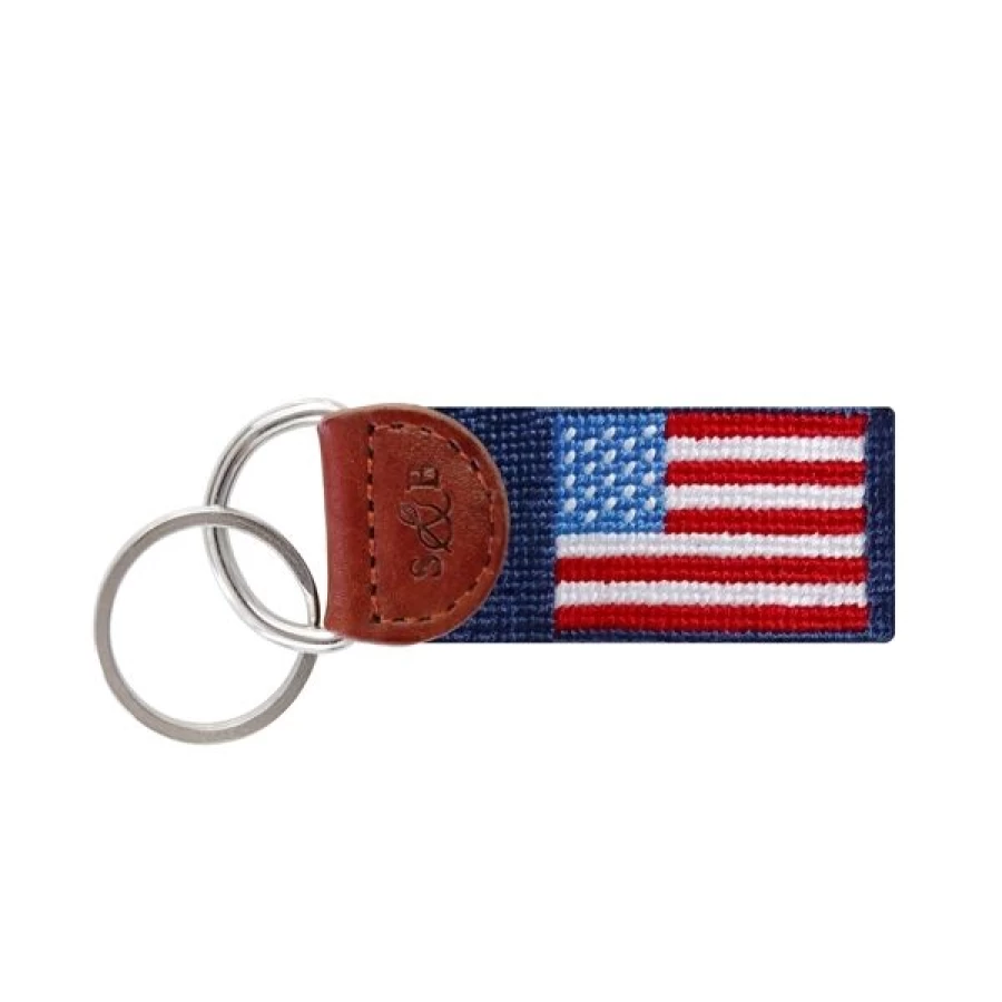 Smathers & Branson Premium Leather Key Fob – Stylish & Durable Keychain Accessory