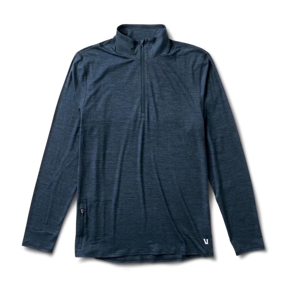 Vuori Ease Performance 1/2 Zip Pullover - Lightweight Workout & Running Top