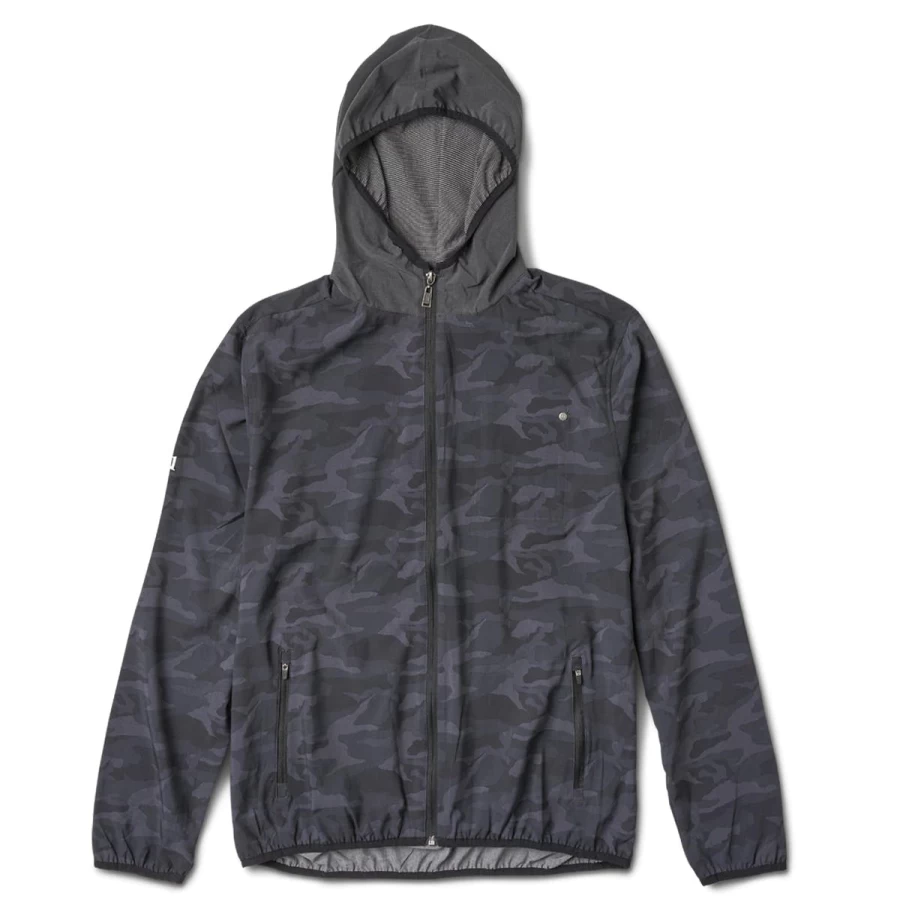 Vuori Men's Outdoor Trainer Shell Jacket - Lightweight Water-Resistant Hiking & Running Windbreaker