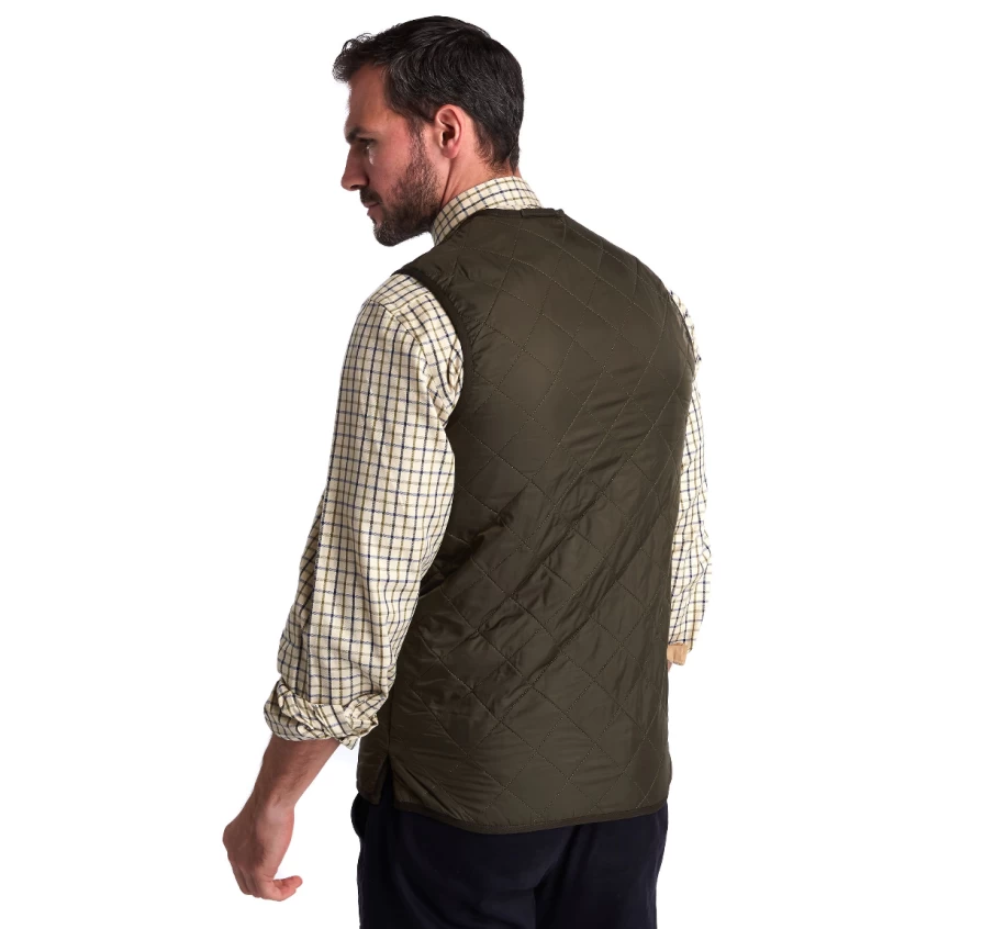 Barbour Polarquilt Zip-In Liner - Olive Green Insulated Jacket Lining