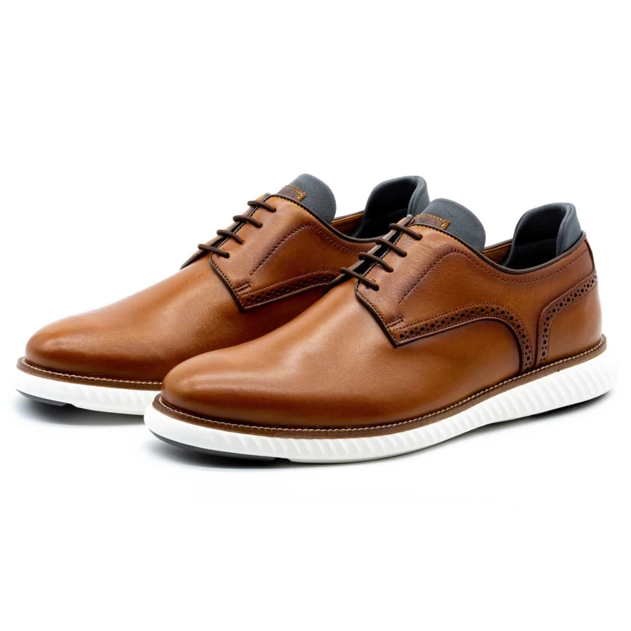 Martin Dingman Countryaire Plain Toe Leather Casual Shoes for Men
