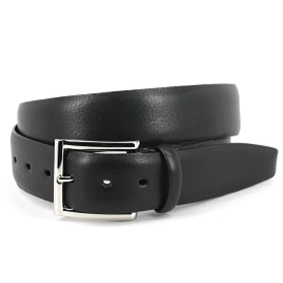 Torino Italian Genuine Calfskin Leather Belt - Glazed Finish Men's Dress Belt