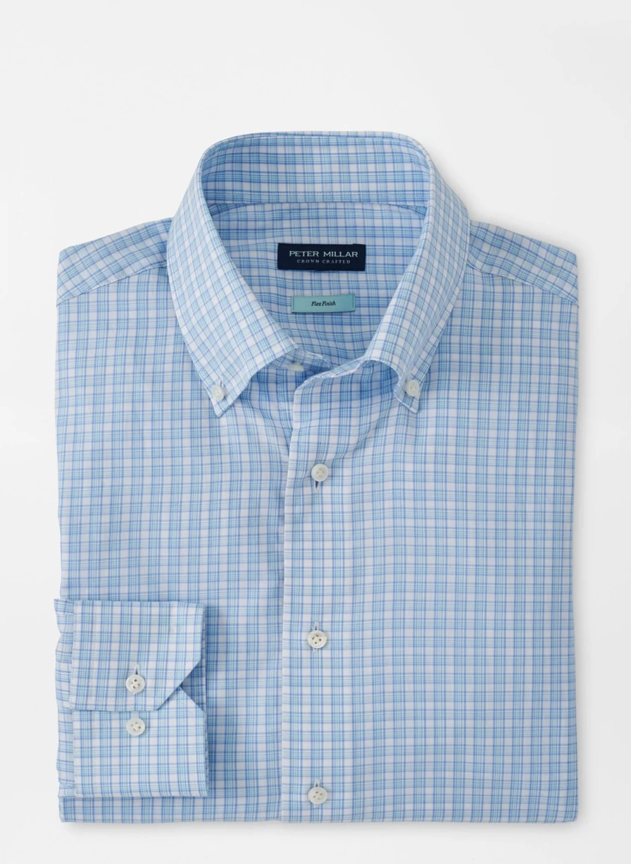 Peter Millar Men's Cotton Sport Shirt - Breathable Casual Golf Shirt for Men