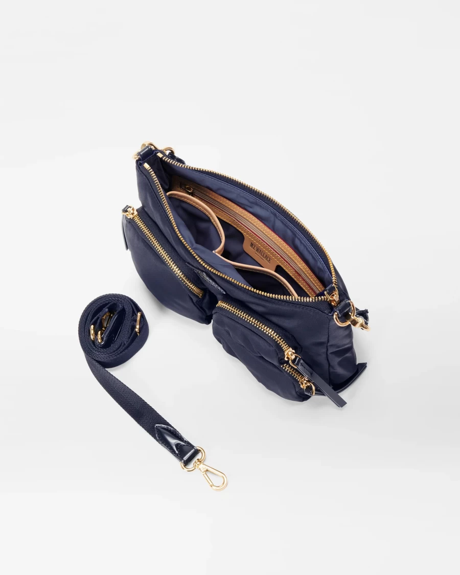 MZ Wallace Chelsea Petite Shoulder Bag in Dawn - Lightweight Crossbody Purse for Women