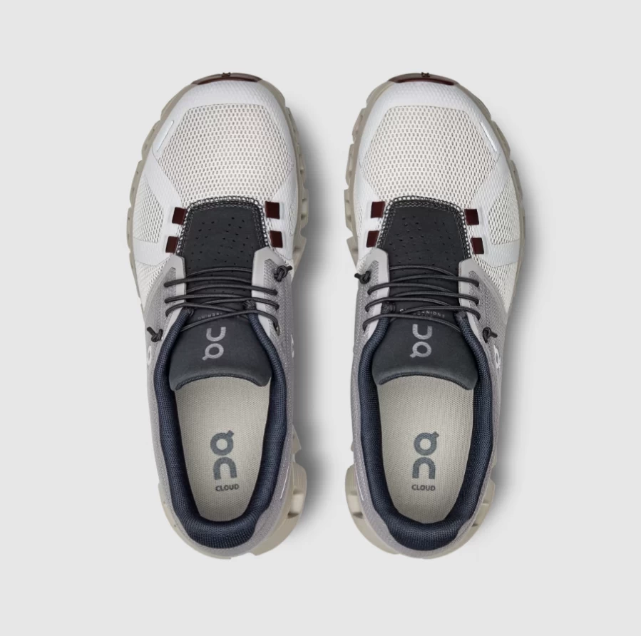 Women's On Cloud 5 Running Shoes in Pearl/Frost | Lightweight & Comfortable