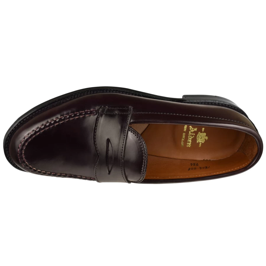 Alden Handsewn Cordovan Leather Loafers – Premium Men's Dress Shoes