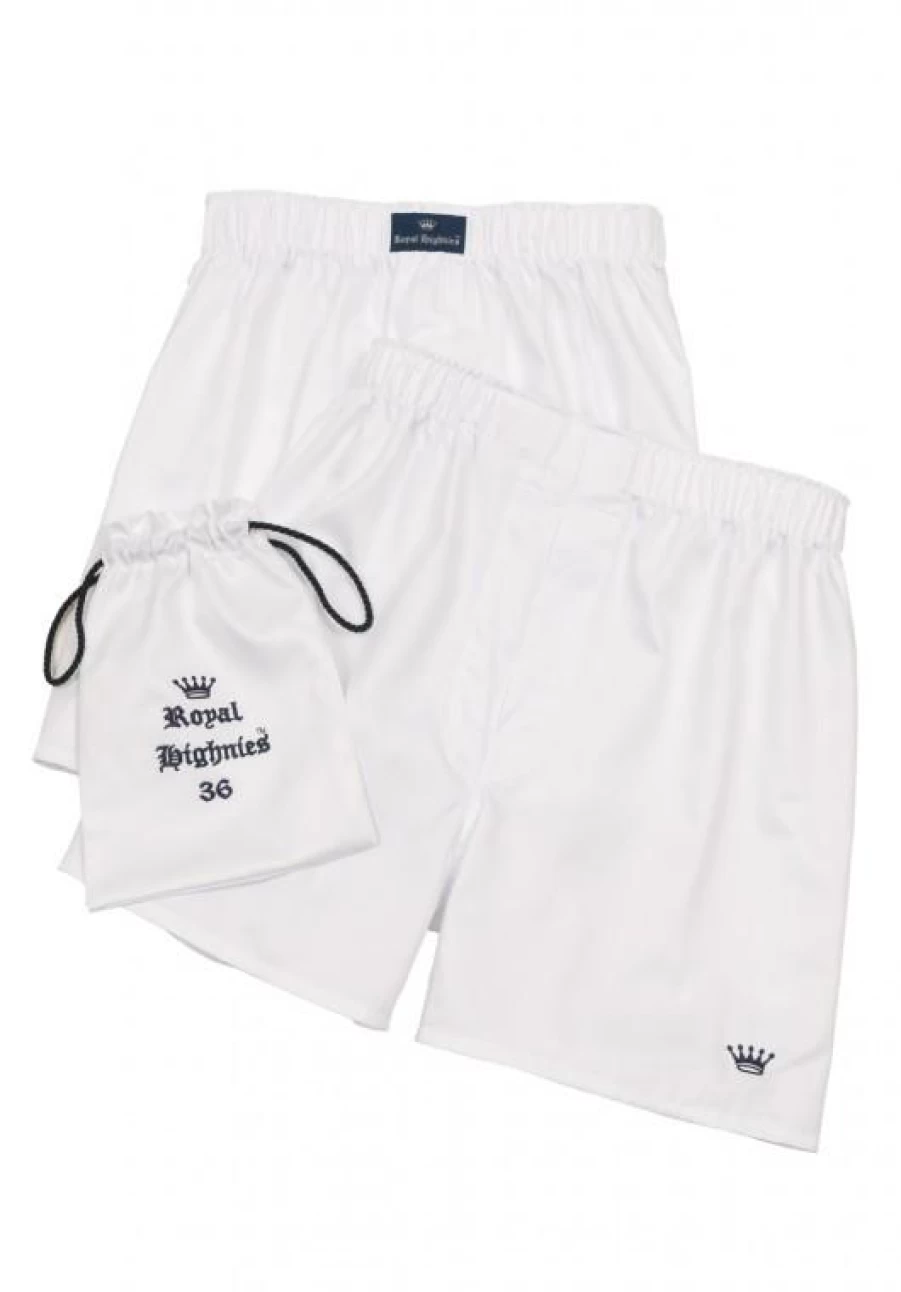 "Royal Highnies White Boxer Briefs - Men's Comfortable Underwear"