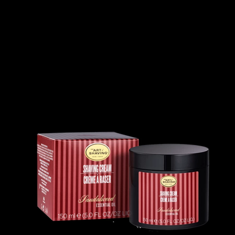 The Art of Shaving Sandalwood Shaving Cream for Men - 5 Oz Luxury Moisturizing & Soothing Formula for Smooth Shave