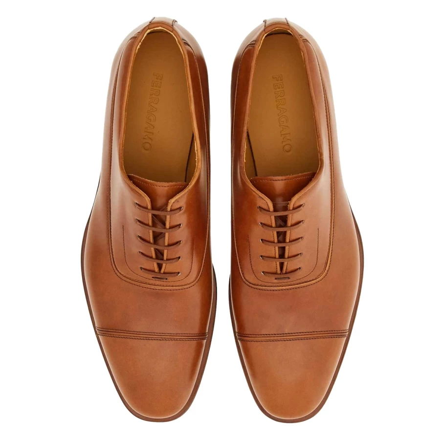 Ferragamo Oxford Shoes for Men | Classic Leather Dress Shoes | Fermin Style
